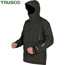 【6/22 20:00〜6/27 01:59迄 ポイント2倍 お買い物マラソン】 トラスコ TRUSCO 雨具 合羽 カッパ レインスーツ ゴアテックスワークレインウェア ブラック S (1着) 品番:GXPW-S-BK(4)