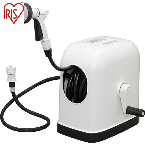 アイリスオーヤマ 散水ホース ホースリール 252128 フルカバーホースリールHG 30m (1台) 品番：FHHG-30