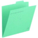 PLUS プラス 87834)個別フォルダFL001IF A4 GR (1枚) 品番:FL-001IF GR