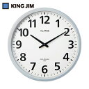キングジム KING JIM 電波掛時計ザラ-ジ 省電力・防滴型 単3電池×1本 ハイクルト電波ムーブ 電池寿命約5年 IP54相当 (1個) 品番:GDKB-001