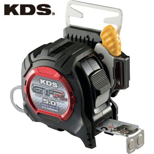 ムラテックKDS スケール メジャー コンベックス 剛立G 幅25mm 長さ5mマグ厚爪縦ホルダー付 (1個) 品番:GTR-G2550MZT