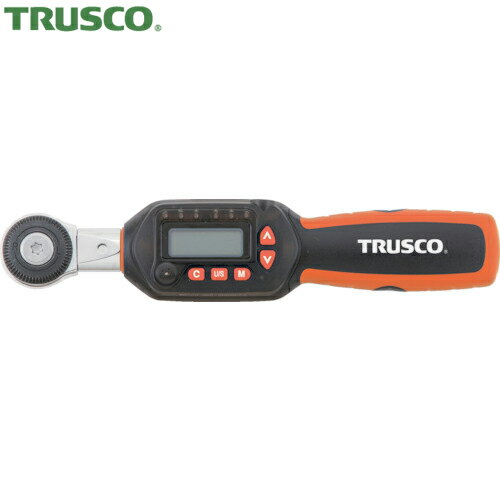 TRUSCO(トラスコ) ヘッド交換式ラチェットデジタルトルクレンチ 差込角9.5mm 12〜60Nm (1個) 品番：HDT3-060C