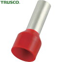 トラスコ TRUSCO フェルール圧着端子 絶縁スリーブ付き 10-12 100個入 (1袋) 品番:FT10012-R