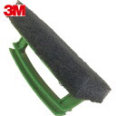 3M スリーエム 清掃用品 たわし ハンドブラシ(一体型タイプ) 青パッド 95×150mm (1個) 品番:H/BRUSH BLU
