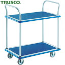 トラスコ TRUSCO プレス製運搬台車 ドンキーカート 2段式両袖740×480 (1台) 品番:102N