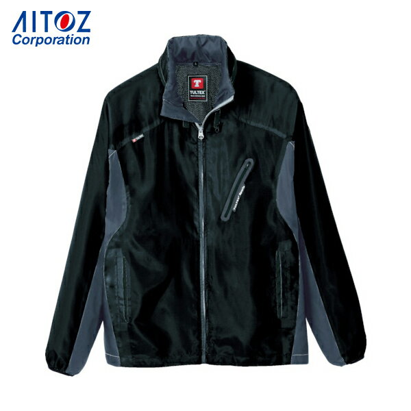 アイトス フードインジャケット ブラック 3L (1着) 品番：10301-110-3L