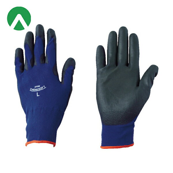 アトム すべり止め 作業手袋 ケミソフト ストレッチ L (1双) 品番:1590-L