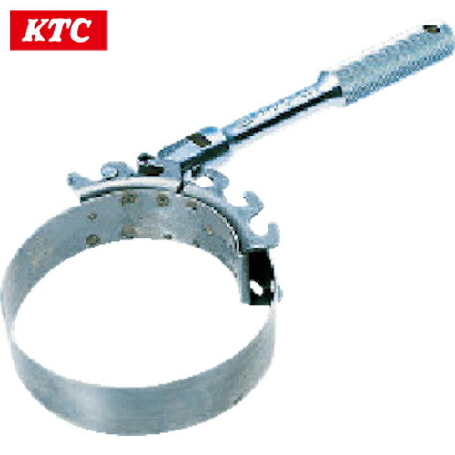 KTC(京都機械工具) オイルフィルタレンチ 適合径90〜110mm (1丁) 品番：FF-90110