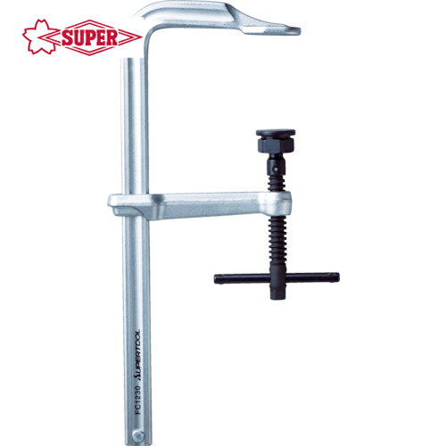 スーパーツール L型クランプ（強力型スタンダードタイプ）フトコロ深さ：120mm クランプ範囲：200mm (1丁) 品番：FC1220