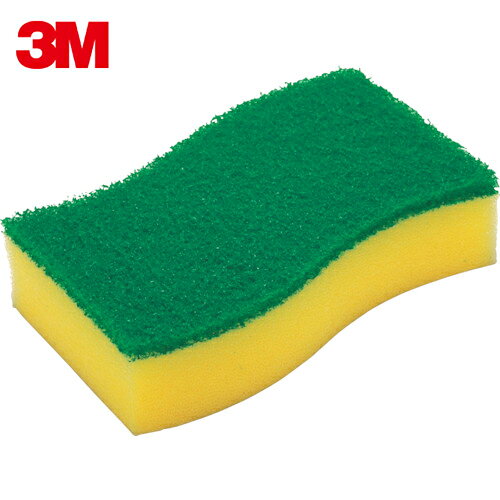 3M スリーエム スコッチ・ブライトTM ハイブリッド貼り合わせスポンジ2個パック（グリーン） (1Pk) 品..