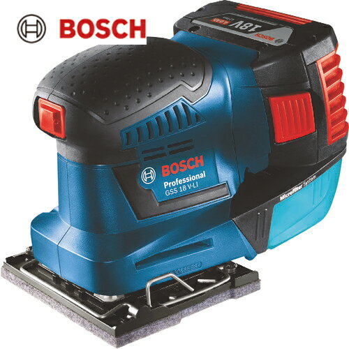 BOSCH(ボッシュ) コードレス吸じんオービタルサンダー (1台) 品番：GSS18V-LIH