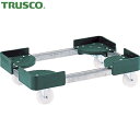 トラスコ TRUSCO 伸縮式コンテナ台車 内寸300−400X400−500 スチール製 (1台) 品番:FCD-3040