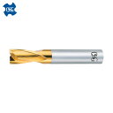 OSG オーエスジー ハイススクエアエンドミル TiNコート2刃キー溝用 刃径10mm シャンク径10mm 81570 (1本) 品番:EX-TIN-EKD-O...