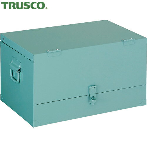 トラスコ TRUSCO 中型車載用前扉付工具箱 中皿なし 500×330×280 (1台) 品番：F-502