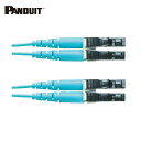 パンドウイット PANDUIT 光ファイバーパッチコード OM3 両端LCデュプレックス ライザー 3M FX2ERLNLNSNM003 (1本) 品番:FX2ERLNLNSNM003