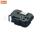 MAX(マックス) ビーポップミニ用ラミネートテープ 24mm幅 白×黒文字 8m巻 (1個) 品番：LM-L524BW