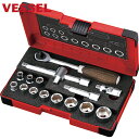 ベッセル VESSEL ウッディーソケットレンチセット HRW3002M-W 差込角3/8 (1S) 品番:HRW3002M-W