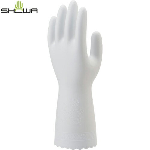 ショーワ 塩化ビニール手袋 きれいな手 うす手 ホワイト Mサイズ (1双) 品番:KTU-MW