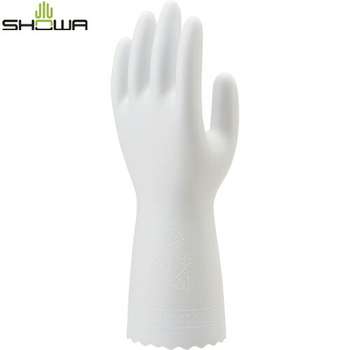 ショーワ 塩化ビニール手袋 きれいな手 うす手 ホワイト Sサイズ (1双) 品番:KTU-SW