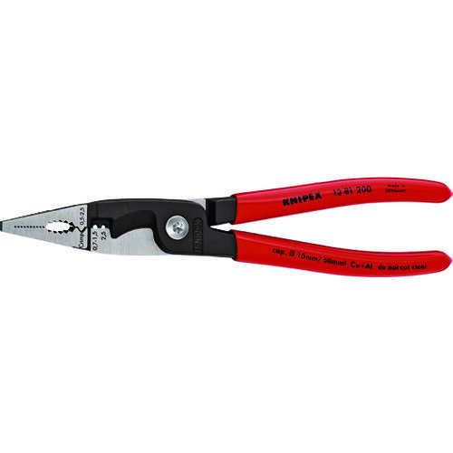 KNIPEX クニペックス エレクトロプライヤー 200mm (1丁) 品番:1381-200