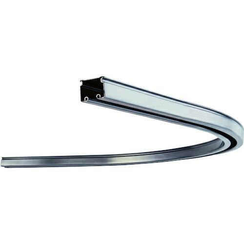 岡田装飾金物 カーテンレール D30カーブレール800×800×530R ステンレス (1本) 品番：13L02-SU