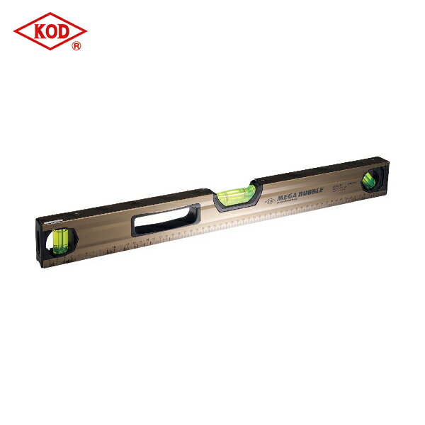 アカツキ製作所 KOD 水平器 すいへいき 水準器 レベル メガバブル (1本) 品番：L-777 600MM
