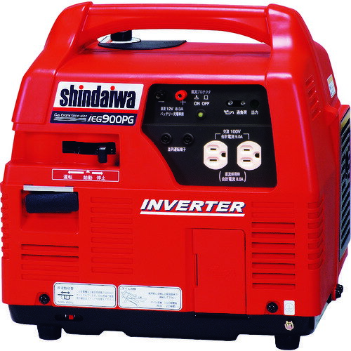 新ダイワ インバータガスエンジン発電機0.9kVA (1台) 品番：IEG900PG-M