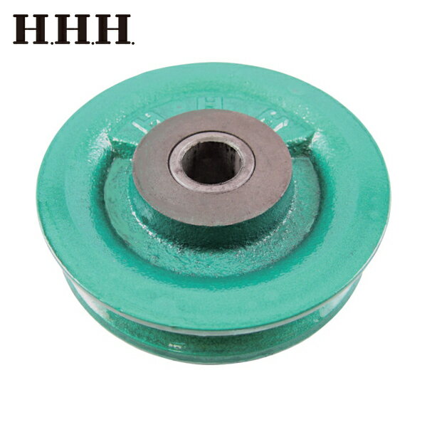 HHH(スリーエッチ) 強力型滑車用シーブ 100mm(鋳物製) (1個) 品番：K-100