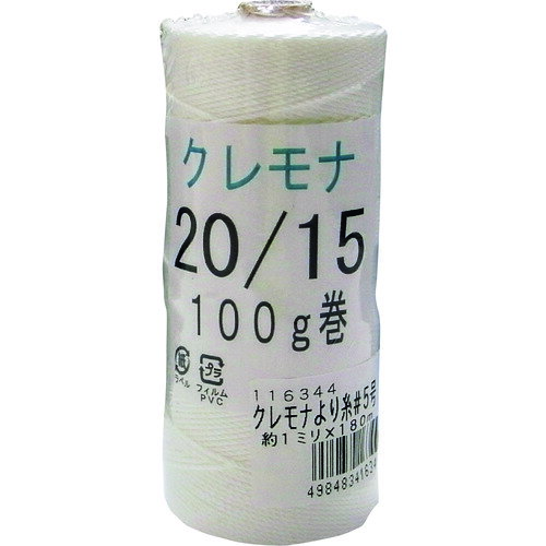 まつうら クレモナより糸 5号(約1.0mm)×180m (1個) 品番：KM-YORIITO#5-180M