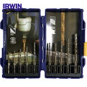 IRWIN アーウィン ステンレス用六角軸ドリルビット10本セット 2.0mm-6.0mm (1S) 品番:IR91000KIT