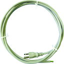 川崎電線 プラグ付電源用コード 3m 灰 (1本) 品番:KP300-VCTF0.75X3C-3M-GY