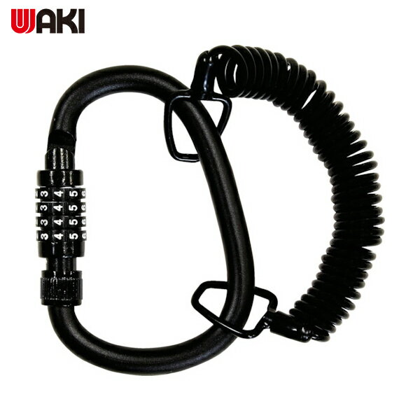 i納期や在庫状況をお問合せの際は下記の商品コードをお伝えください商品コードts_3622875特長ワイヤーの長さが180cmあり、盗難防止になります。用途機械工具等の持ち去り防止に。商品スペック仕様・規格ダイヤル：4桁幅(mm)：135.9ツル径(mm)：12色：ブラック高さ(mm)：94.9ロック：ダイヤル式ロック解除番号を自由に設定可能材質／仕上本体：亜鉛ダイカストツル：アルミダイヤル：ABS樹脂ワイヤー：鋼線＋PVC※画像は代表画像です。色・仕様は型番により異なります。WAKI ダイヤルキー を見るその他 ダイヤルキー を見る関連キーワード：WAKI / 和気産業 / ダイヤルキー / SC0810