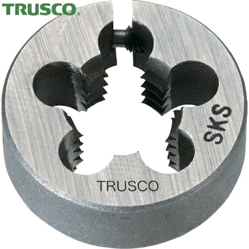 TRUSCO(トラスコ) 左・アジャスタブル丸ダイス 38径 M6X1.0 (SKS) (1個) 品番：LT38D-6X1.0 1