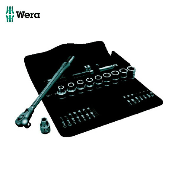 Wera(ヴェラ) ソケットレンチセット 8100SC11 サイクロップラチェット「メタル」セット 1/2 インチサイズ (1S) 品番：004081