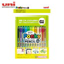 三菱鉛筆 uni 色鉛筆 ポンキー 12色セット (1S) 品番:K800PK12CLT
