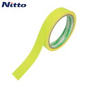 日東エルマテ 蛍光テープ 20mm×5m レモンイエロー (1巻) 品番:LK-20LY
