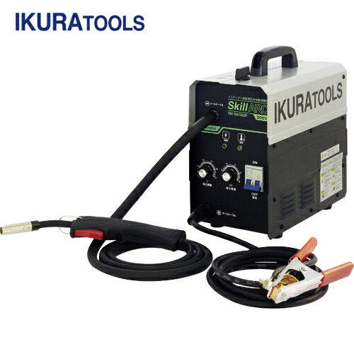 IKURA(育良精機 イクラ) インバータ半自動溶接機(40058) 入力電圧単相200V (1台) 品番：ISK-SA120P