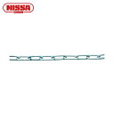 ニッサチェイン 鉄ドブメッキ溶接リンクチェイン 3mm×30m (1本) 品番:IW30-DOBU