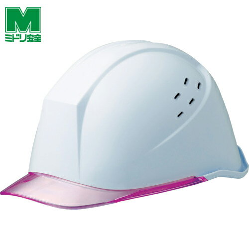 ミドリ安全 安全ヘルメット 女性用ヘルメット LSC-11PCLV ホワイト/ピンク (1個) 品番：LSC-11PCLV-W/PK