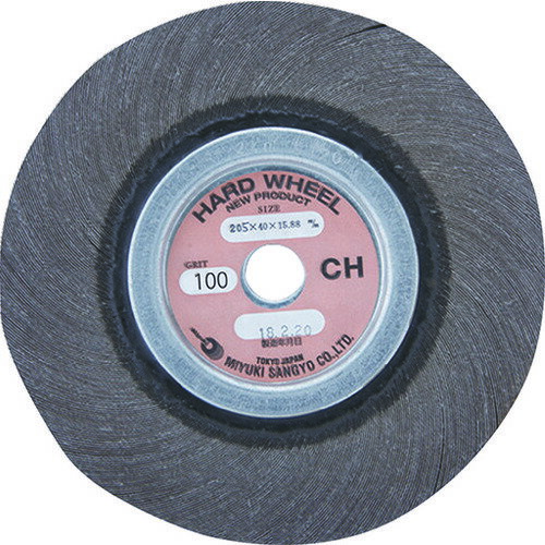 ミユキ ハードホイール X83-CH 205X25X15.88 100＃ (1枚) 品番：MFWH205-25-15.88-100