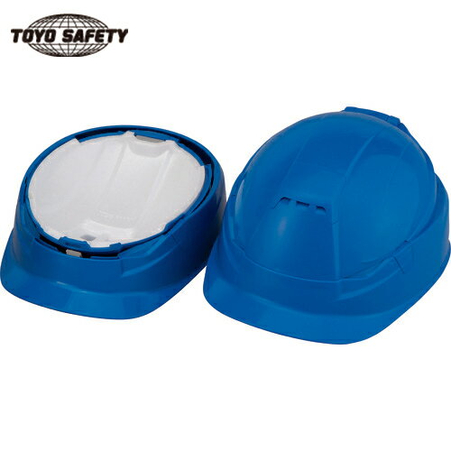 トーヨーセフティ TOYO 作業用防災用折りたたみヘルメットBLOOM3 MOVO ロイヤルブルー (1個) 品番：NO.105-RB(4)