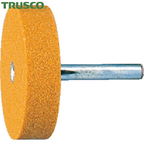 TRUSCO(トラスコ) 軸付砥石WA 平型 Φ32X幅10X軸6 #60 5本入 (1Pk) 品番：MO-781P