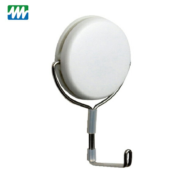 ミツヤ 強力マグネットフック モンキー10kg 白 M30422 (1個) 品番：MKY-10-WH