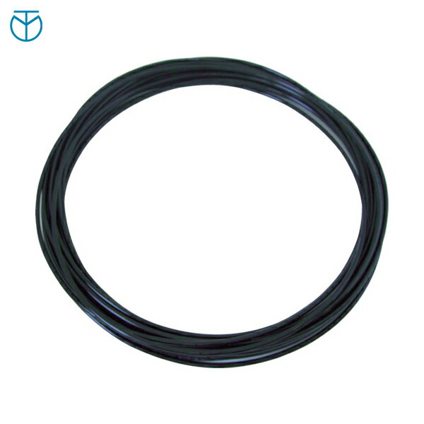 チヨダ ポリウレタンチューブ メガタッチチューブ 外径8mm/全長100m 黒 黒 (1巻) 品番：MTP-8-100 BK