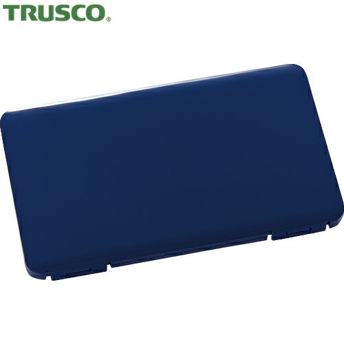 TRUSCO(トラスコ) 携帯用樹脂製マスクケース 190X110X12mm ネイビー (1個) 品番：MSC-NV