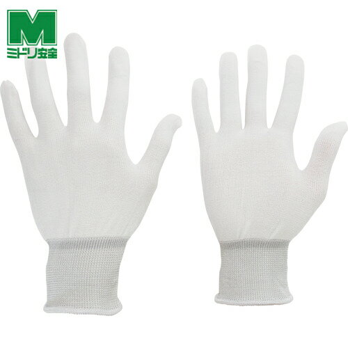 ミドリ安全 作業手袋 インナー手袋 検査・組立用手袋 (ノンコート)MCG−702N L 10双入 (1袋) 品番:MCG702N-L
