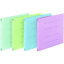 PLUS プラス 78275)フラットファイル 022N A4E ブルー (1冊) 品番:NO.022N BL