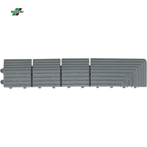 テラモト ジョイントスノコ ナイロンブラッシュHー25ツー角ふちオス (1枚) 品番：MR-097-891-5