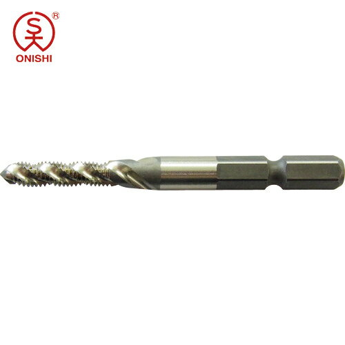 大西工業 六角軸スパイラルタップM4×0.7（028S-M407） (1本) 品番：NO28S-M4X0.7