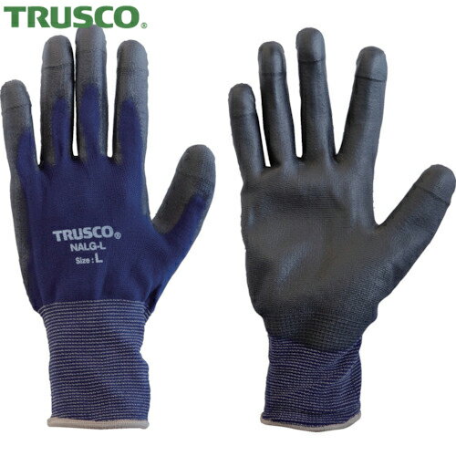トラスコ TRUSCO 作業手袋 指先補強 ウレタン背抜き手袋 L(1双) 品番:NALG-L
